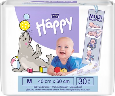Obrázek HAPPY dětské hygienické podložky 40x60 cm á 30 ks