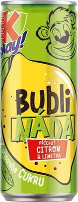 Obrázek Kubík Play Bublináda CITRÓN-limetka 0,25L plech