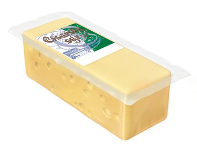 Obrázek ŠETŘÍME JÍDLEM: Císařský sýr s oky 45% krájený, plátky 100g