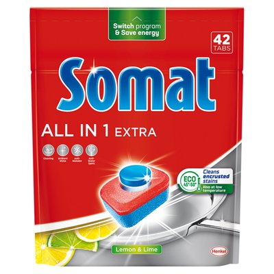 Obrázek Somat Tablety do myčky All in 1 Extra 42 ks