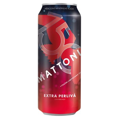 Obrázek Mattoni Extra perlivá 0,5l
