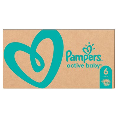 Obrázek Pampers Active Baby Plenky Velikost 6 X128, 13kg-18kg