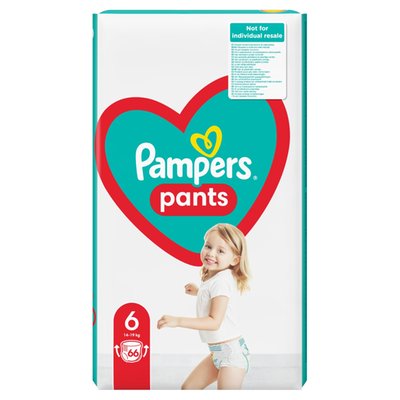 Obrázek Pampers  Plenkové Kalhotky Velikost 6, 132 dětské plenky, 14kg-19kg