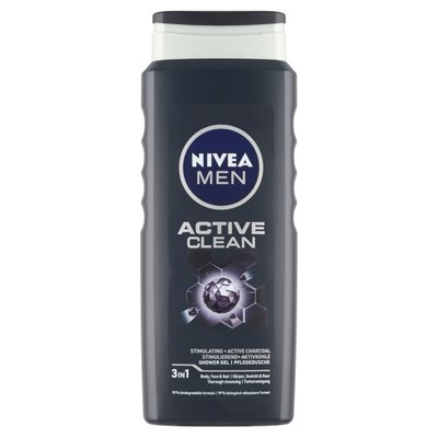 Obrázek Nivea Men Active Clean sprchový gel 500ml