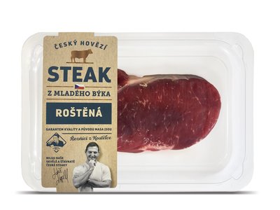 Obrázek Hovězí steak z roštěné, 300g SKIN býk