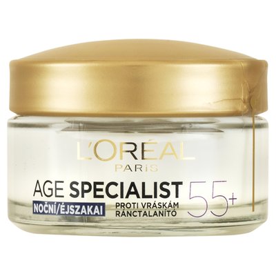 Obrázek L'Oréal Paris Age Specialist 55 + noční krém, 50 ml