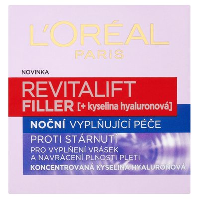 Obrázek L'Oréal Paris Revitalift Filler noční krém, 50 ml