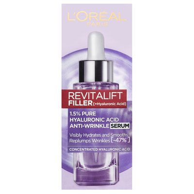 Obrázek L'Oréal Paris Revitalift Filler sérum proti vráskám s 1 ,5 % čisté kyseliny hyaluronové, 30 ml