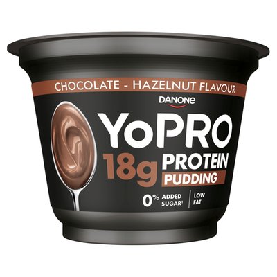 Obrázek YoPro Mléčný dezert s čokoládovo-lískooříškovou příchutí 180g