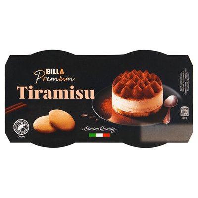 Obrázek BILLA Premium Tiramisu 2 x 90g (180g)